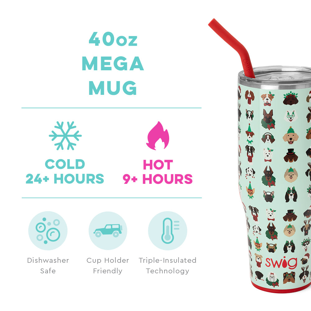 Happy Howlidays MEGA Swig Life Mug - 40 oz