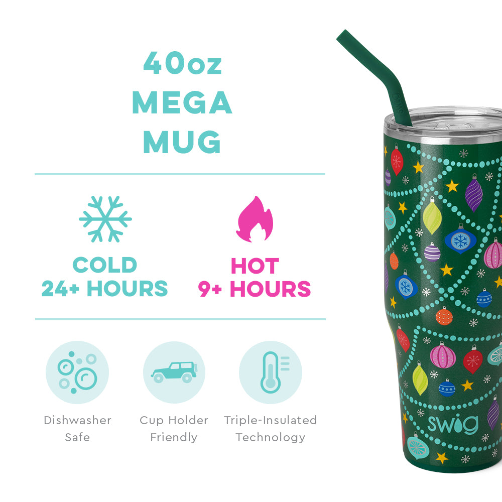 O Christmas Tree MEGA Swig Life Mug - 40 oz