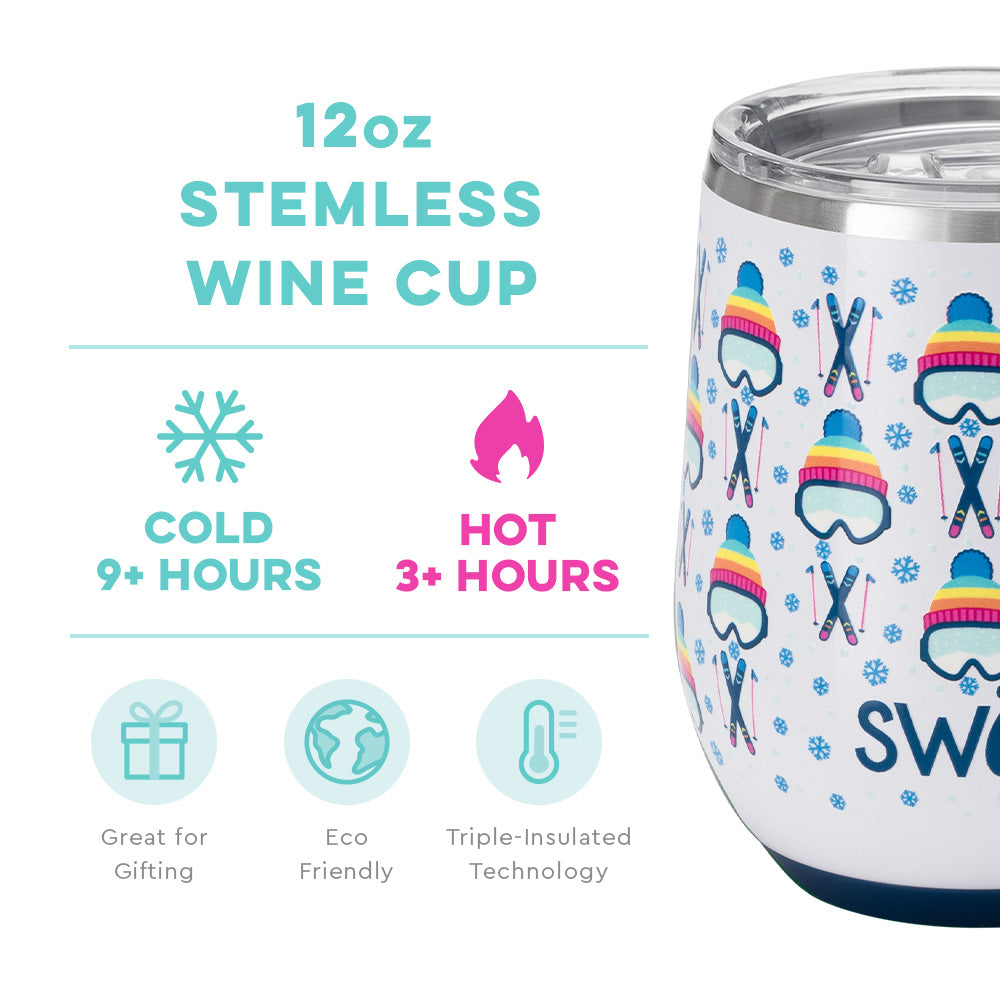 Après Ski Swig Life Stemless Wine Cup Swig Life - 12 oz