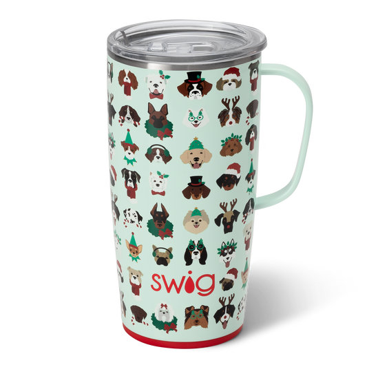 Happy Howlidays Travel Swig Life Mug - 22 oz
