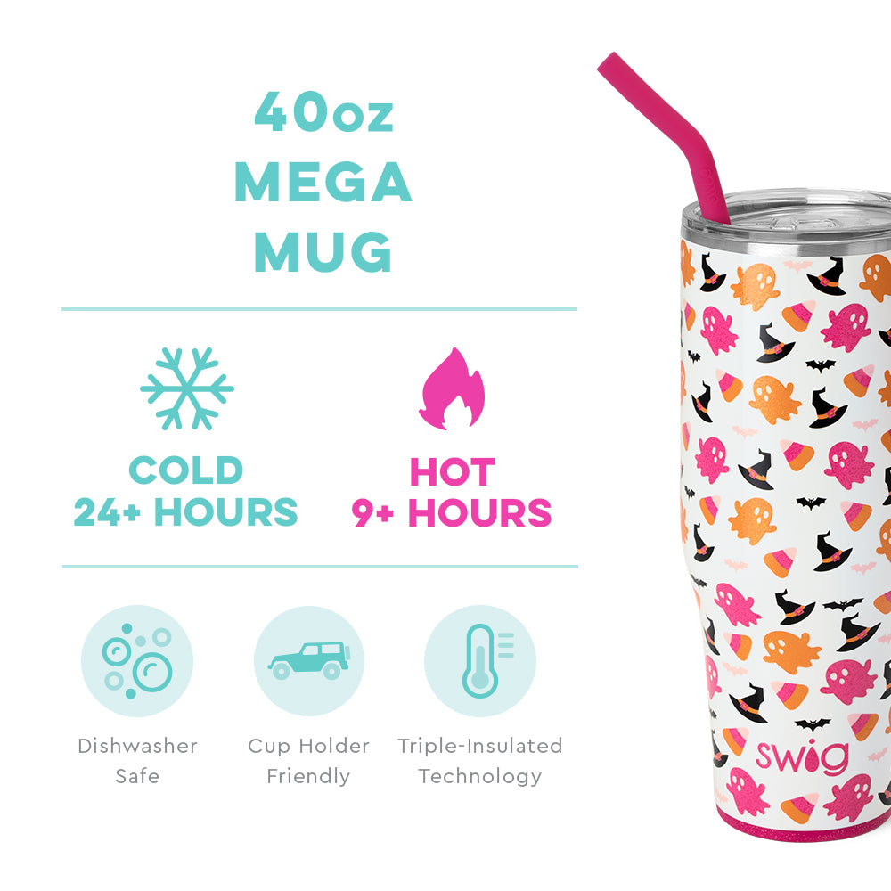 HEY BOO! MEGA Swig Life Mug - 40 oz