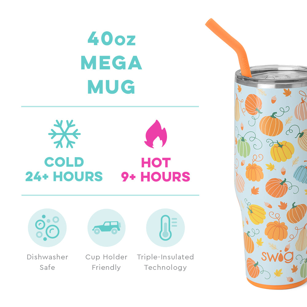 Pumpkin Spice MEGA Swig Life Mug - 40 oz