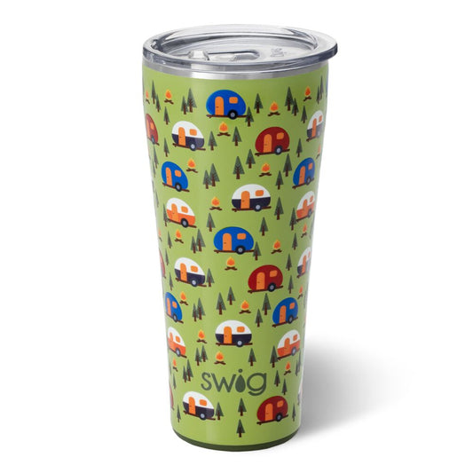 Happy Camper Swig Life Tumbler - 32 oz